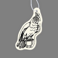 Paper Air Freshener Tag W/ Tab - Perched Cockatiel